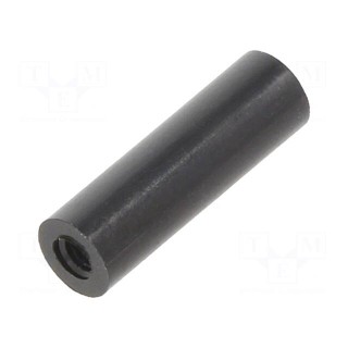 Spacer sleeve | cylindrical | polyamide | M2,5 | L: 16mm | Øout: 5mm