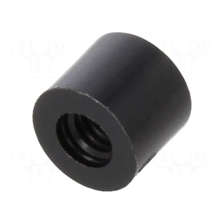 Spacer sleeve | cylindrical | polyamide | M2,5 | L: 4mm | Øout: 5mm
