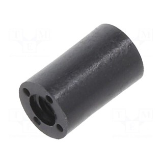 Spacer sleeve | cylindrical | polyamide | M2,5 | L: 8mm | Øout: 5mm
