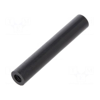 Spacer sleeve | cylindrical | polyamide | M2,5 | L: 30mm | Øout: 5mm