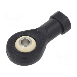 Ball joint | Øhole: 3mm | M3 | 0.5 | right hand thread,inside | L: 25mm