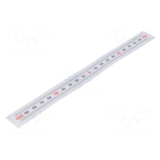 Ruler | figures horizontally arranged,self-adhesive | W: 11mm