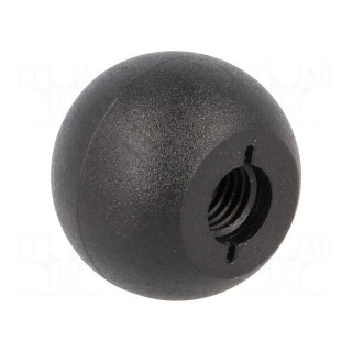 Ball knob | Ø: 25mm | Int.thread: M8 | 11mm