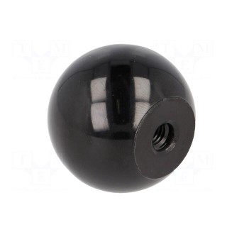 Ball knob | Ø: 32mm | Int.thread: M6 | 14.5mm