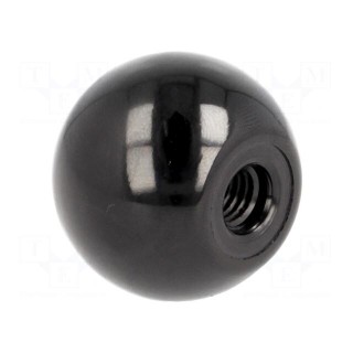 Ball knob | Ø: 40mm | Int.thread: M8 | 15mm