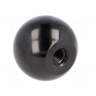 Ball knob | Ø: 50mm | Int.thread: M12 | 21mm