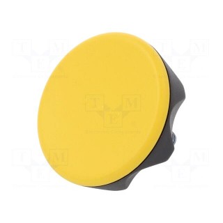 Knob | Ø: 56mm | Ext.thread: M8 | 20mm | technopolymer (PA) | Cap: yellow
