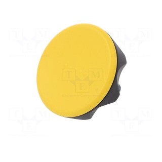 Knob | Ø: 56mm | Ext.thread: M8 | 20mm | technopolymer PA | Cap: yellow