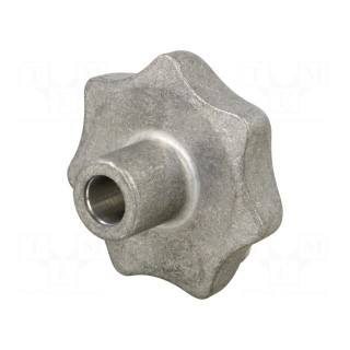 Knob | Ø: 63mm | aluminium | Ømount.hole: 12mm | DIN 6336 | matt