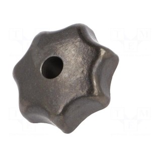 Knob | Ø: 63mm | Int.thread: M12 | cast iron | DIN 6336