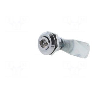 Lock | cast zinc | 18mm | Kind of insert bolt: double-bit insert