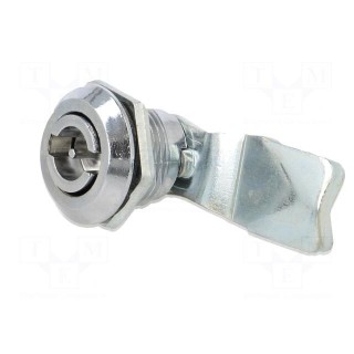 Lock | cast zinc | 22mm | Kind of insert bolt: double-bit insert
