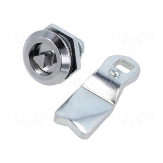 Lock | cast zinc | 26mm | Kind of insert bolt: T7 | Body: black