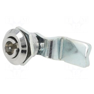 Lock | cast zinc | 30mm | Kind of insert bolt: double-bit insert