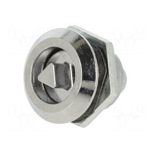 Lock | cast zinc | 30mm | Kind of insert bolt: T7 | Body: black