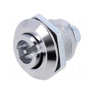 Lock | cast zinc | 34mm | Kind of insert bolt: double-bit insert