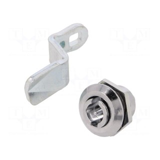 Lock | cast zinc | 40mm | Kind of insert bolt: double-bit insert