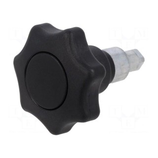 Lock | cast zinc | 50mm | Kind of insert bolt: with thumbwheel