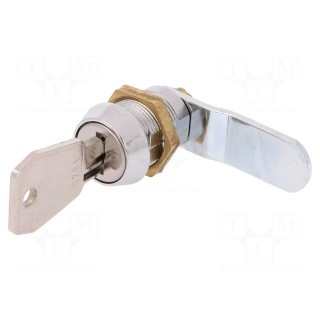Lock | different cylinder | zinc and aluminium alloy | 22mm