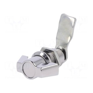 Lock | without cylinder | zinc and aluminium alloy | 33mm | chromium
