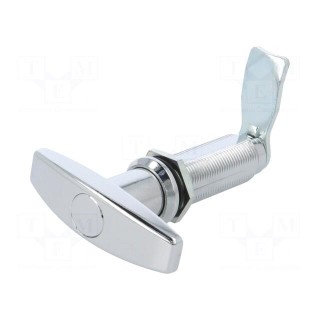 Lock | without cylinder | zinc and aluminium alloy | 60mm | chromium