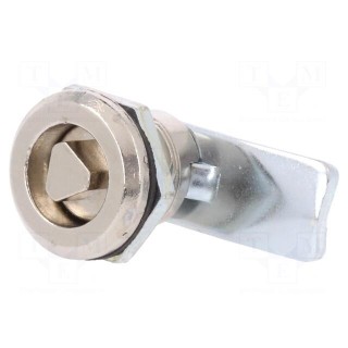 Lock | zinc and aluminium alloy | 13.5mm | Kind of insert bolt: T7