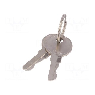 Lock | zinc and aluminium alloy | 33mm | chromium | Key code: 1333
