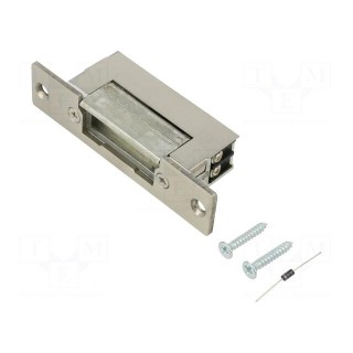 Electromagnetic lock | 12VDC | reversing,with mounting plate