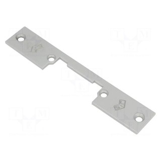 Frontal plate | for electromagnetic lock,1400 series | grey