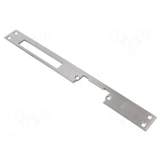 Frontal plate | long,flat | W: 25mm | for electromagnetic lock