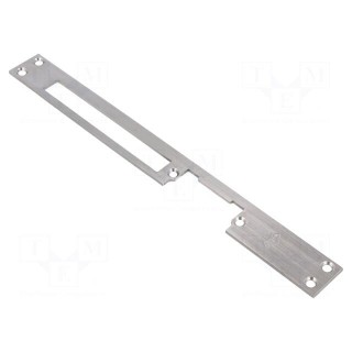 Frontal plate | long,flat | W: 25mm | for electromagnetic lock