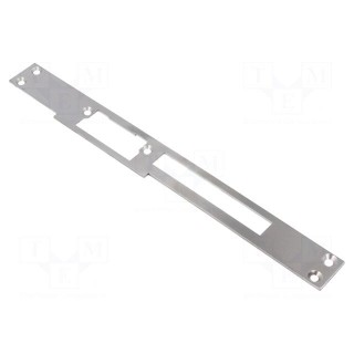 Frontal plate | right,flat | W: 24mm | for electromagnetic lock