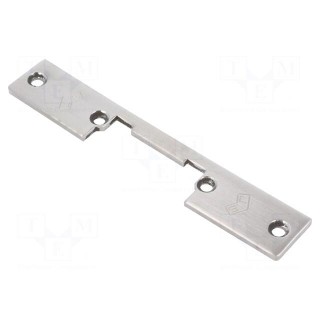Frontal plate | short,flat | W: 21mm | for electromagnetic lock