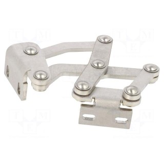 Hinge | stainless steel | 40mm | right,pivoting