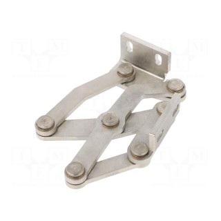 Hinge | stainless steel | 50mm | right,pivoting