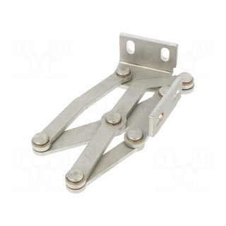 Hinge | stainless steel | 60mm | right,pivoting