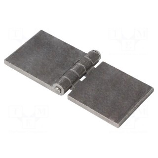 Hinge | Width: 120mm | steel | H: 50mm | without coating,for welding