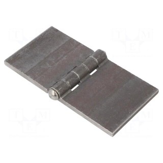Hinge | Width: 120mm | steel | H: 60mm | without coating,for welding