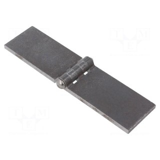 Hinge | Width: 160mm | steel | H: 40mm | without coating,for welding