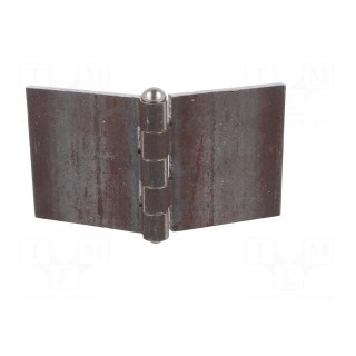 Hinge | Width: 160mm | steel | H: 80mm | without coating,for welding