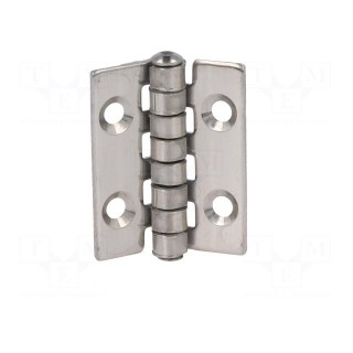 Hinge | Width: 30mm | A2 stainless steel | H: 40mm