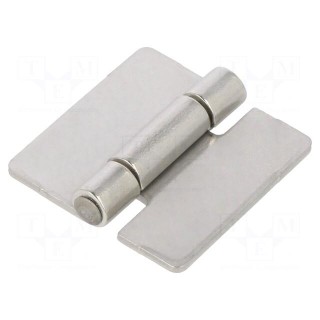 Hinge | Width: 30mm | stainless steel | H: 30mm | for welding