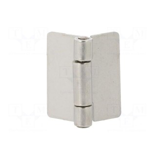Hinge | Width: 30mm | stainless steel | H: 30mm | for welding