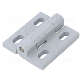 Hinge | Width: 40mm | cast zinc | H: 45mm | adjustable