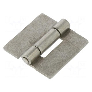 Hinge | Width: 40mm | stainless steel | H: 40mm | for welding