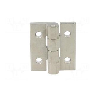 Hinge | Width: 40mm | stainless steel | H: 45mm | without regulation