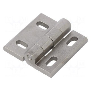 Hinge | Width: 45mm | stainless steel | H: 45mm | adjustable