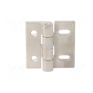 Hinge | Width: 45mm | stainless steel | H: 45mm | without regulation