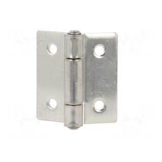Hinge | Width: 50mm | stainless steel | H: 50mm | for welding