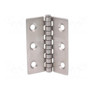 Hinge | Width: 60mm | A2 stainless steel | H: 50mm